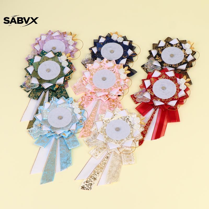 SABVX Lolita Crachá Display Titular Bonito Anime Artesanal Organizador Transparente Para Ita Saco Roseta Botão Pino Arma
