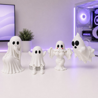Bonecos Decorativos Raros Engraçados Fantasmas Gamer Estilosos e Colecionaveis
