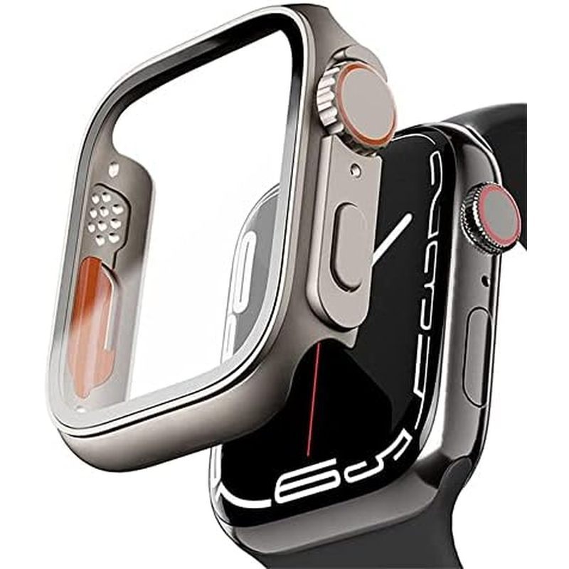 VeveXiao Compatível Com Apple Watch Series 8 7 6 5 4 SE 44mm Protetor De Tela Mu