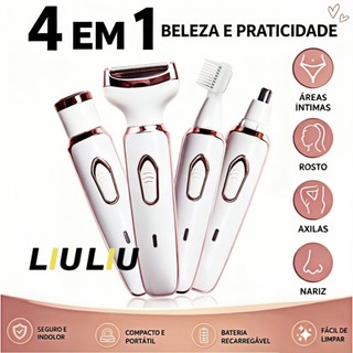 Mini-depilador multifuncional, lâmina de segurança em aço inoxidável, para cuidados diários com todo o corpo