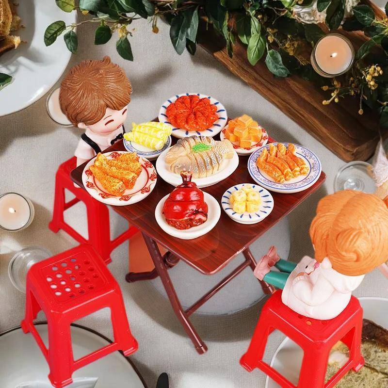 Conjunto De Modelos De Cadeiras De Mesa De Simulação De Casa De Bonecas 1/12 , Mini Móveis , Decoração , Acessórios Para