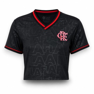 Camisa Cropped Flamengo Victory Feminina Oficial Licenciada