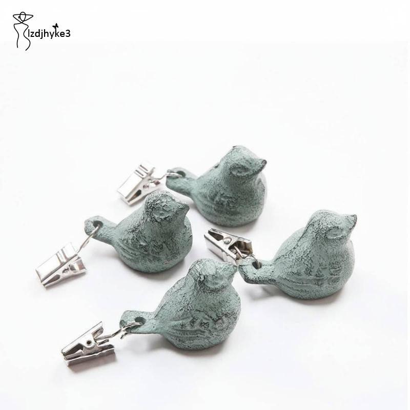 [lzdjhyke3] 4 Peças De Ornamento De Pássaro Com Braçadeira Finalizada À Mão , Clipe Verde , Design 3D , Destaque De Casa