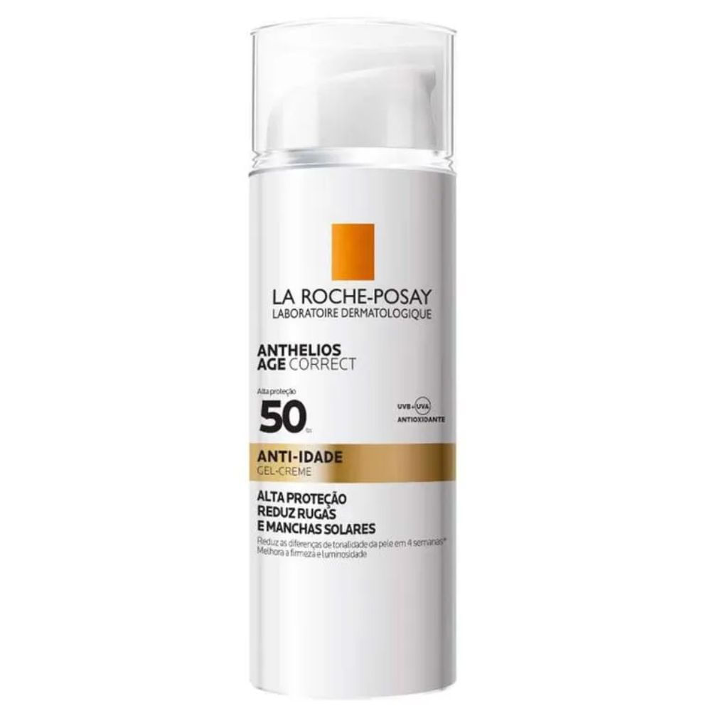 Protetor Solar Facial Anti-Idade La Roche-Posay Anthelios Age Correct sem cor FPS 50 50g