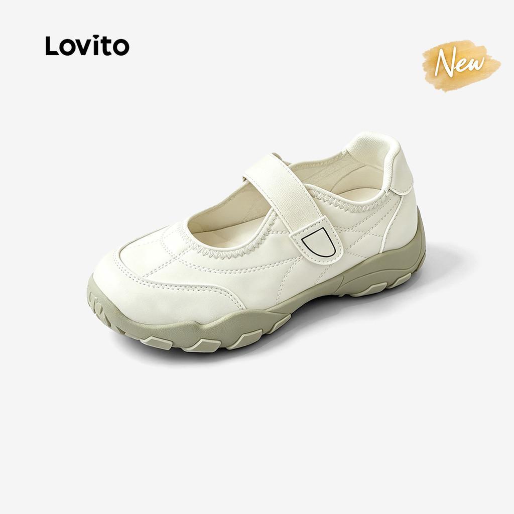 (New Arrival) Lovito Tênis Casuais Para Uso Diário Ao Ar Livre Estilo Coreano Ca