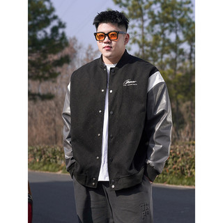 THE PANG Street Wear plus size roupas masculinas gordura primavera outono solto presbiopia jaqueta mais gordura plus siz