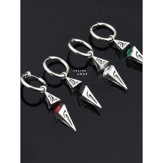 Moda Starburst cor diamante brincos geométricos único Retro angustiado brincos estilo escuro masculino feminino fivelas 