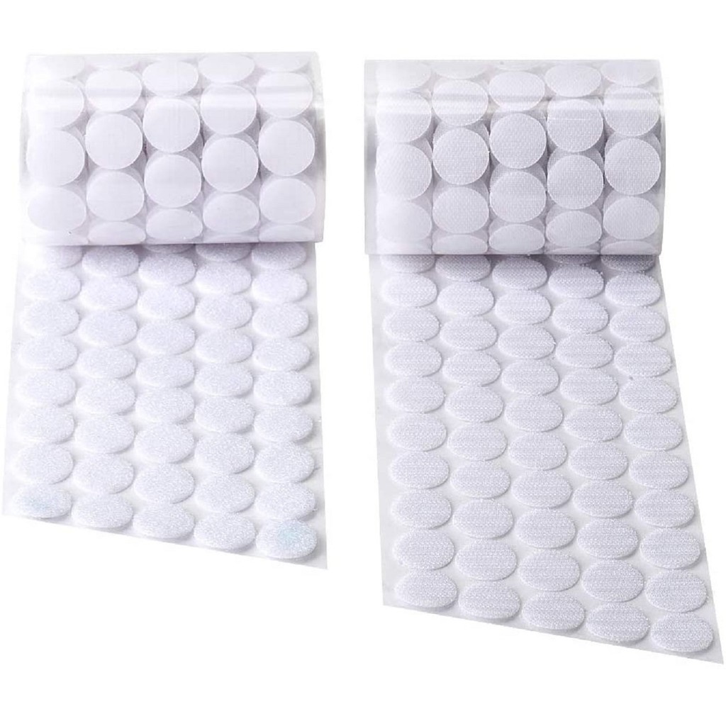 50 pares Velcro Fecho De Contato Autocolante adesivo redondo 20mm