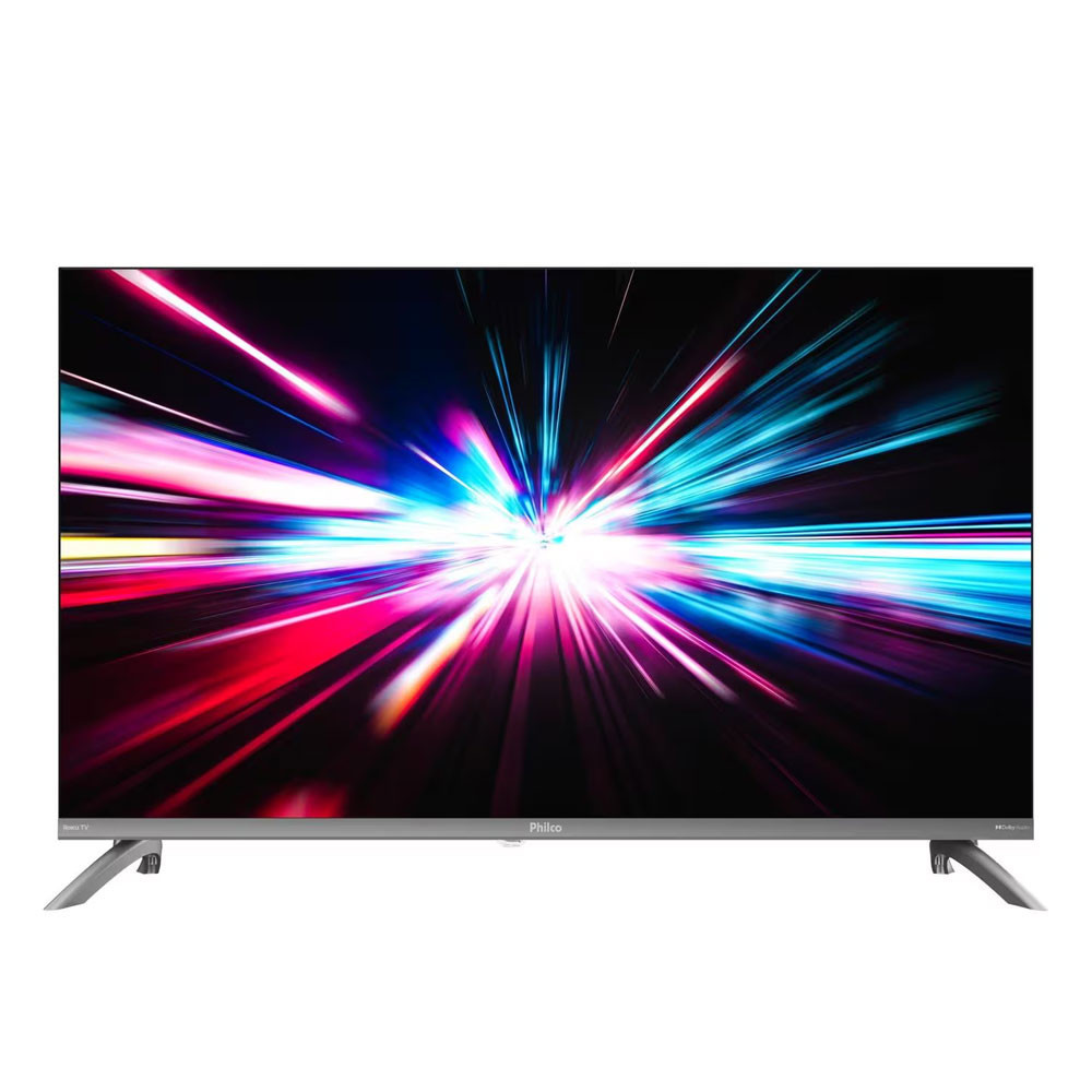 Smart TV 32 LED HD P32CRA Roku TV HDR Dolby Audio Wi-Fi Dual Band HDMI USB Philco