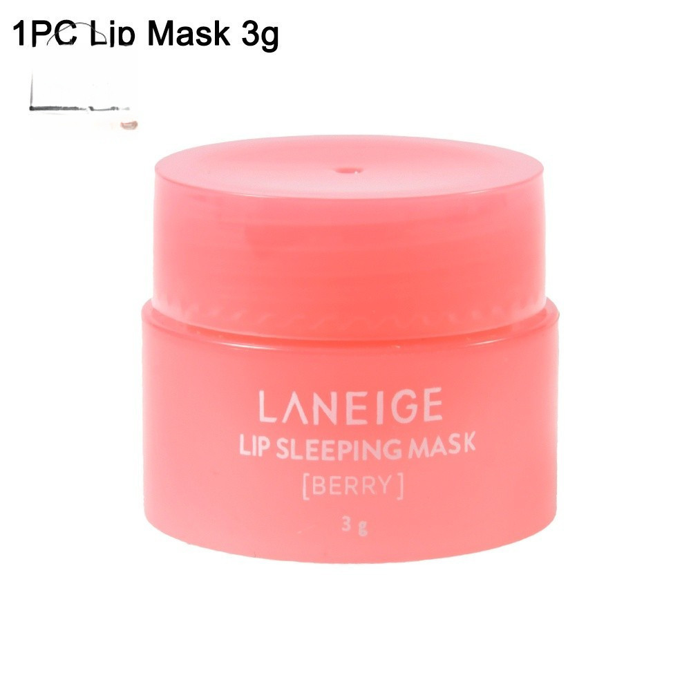 Máscara Labial Hidratante Para Dormir Noturno , Manutenção Brilhante , Creme De Morango 3g