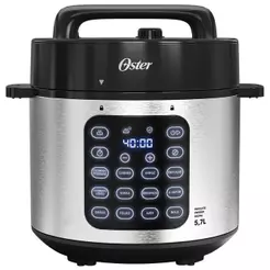 Panela de Pressão Elétrica Digital Oster OPAN930-220 5,7L com Timer e Desligamento Automático 220V