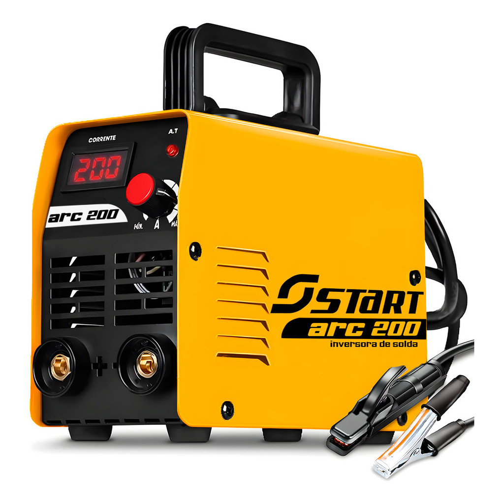 Máquina Inversora De Solda 200a Top Arc 220v Eletrodo