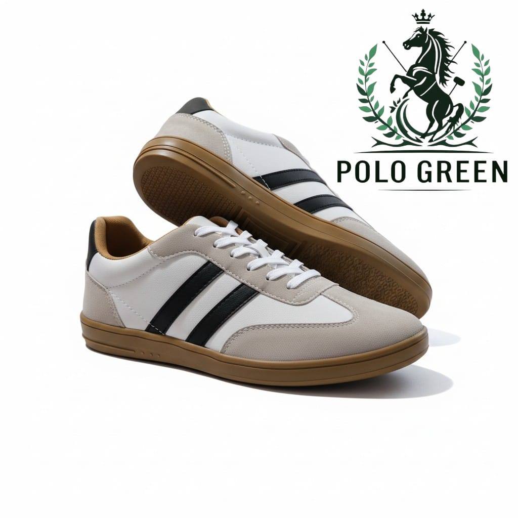 Sapato Tênis Casual Polo Samba Unissex Confortável Antiderrapante Leve Respirável Cadarço Macio Casual