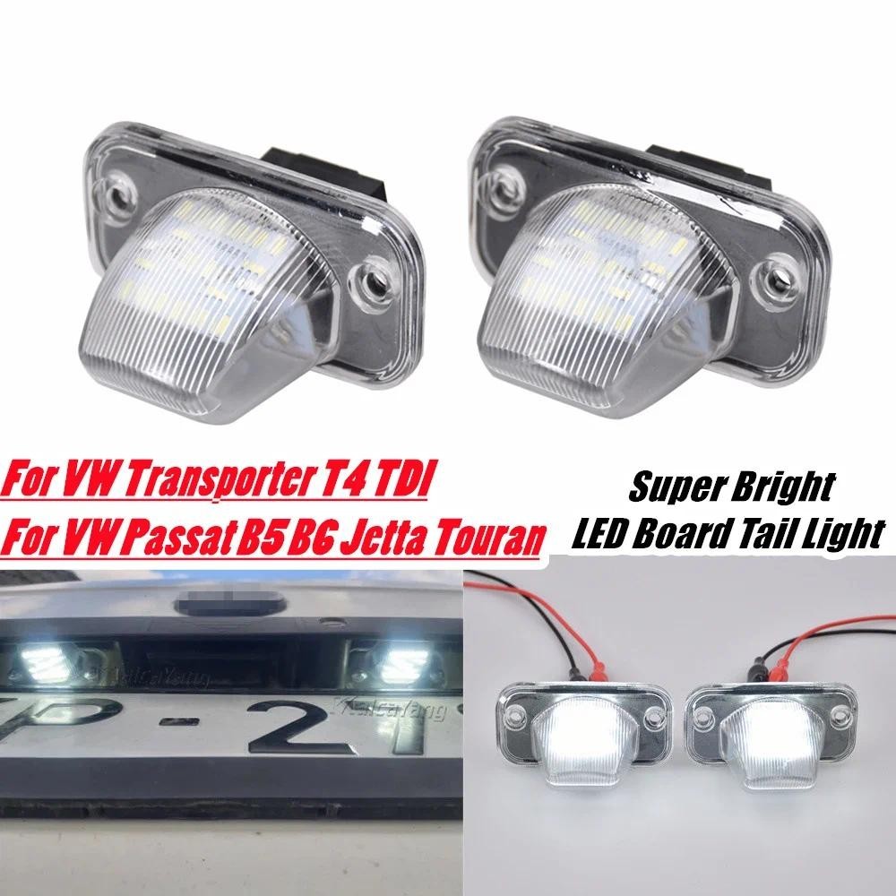 2x LED Luz Da Placa De Licença CANBUS Branco Lâmpada Identificação Automática Para VW T4 1990-2003 Transportador Passat 
