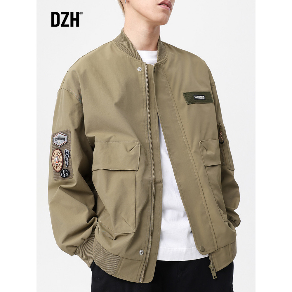 Uniforme de beisebol americano masculino macacão jaqueta adolescente outono novas roupas jaqueta Bomber roupas masculina