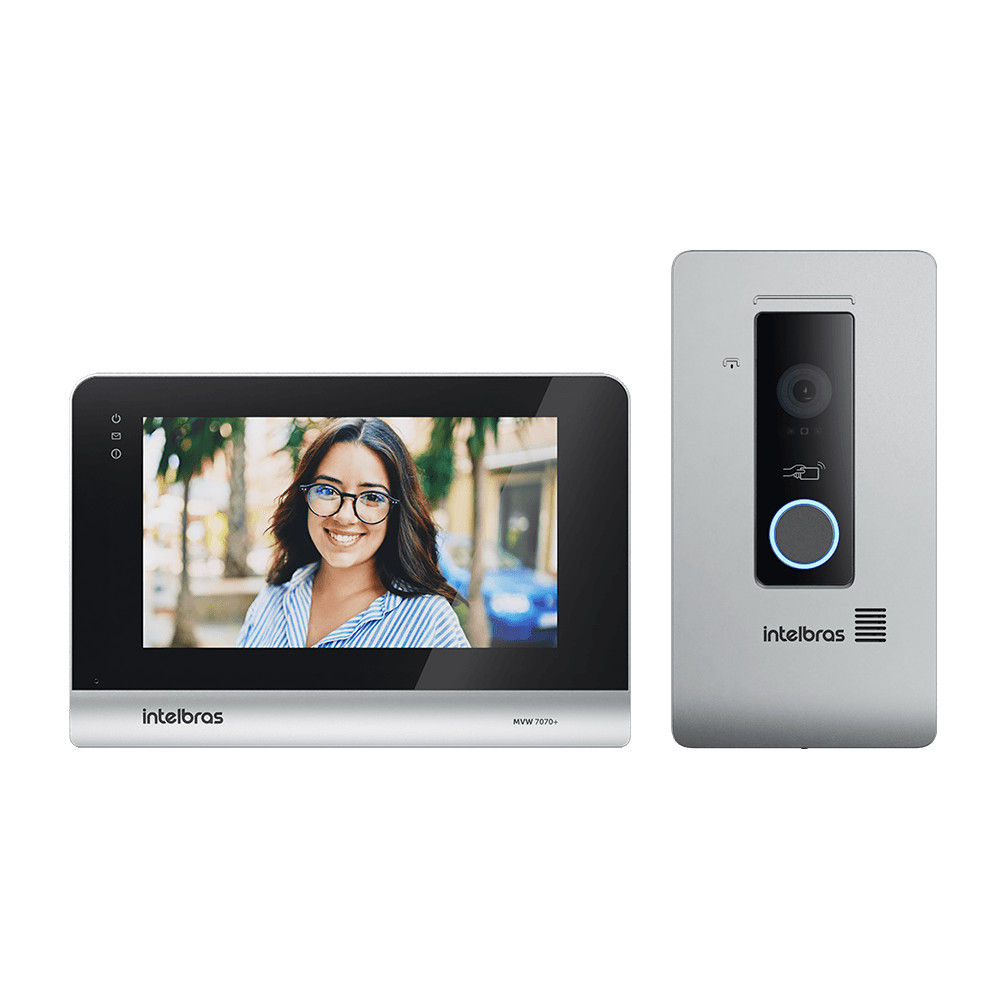 Videoporteiro Residencial IP Touch MVW 7070+ Intelbras