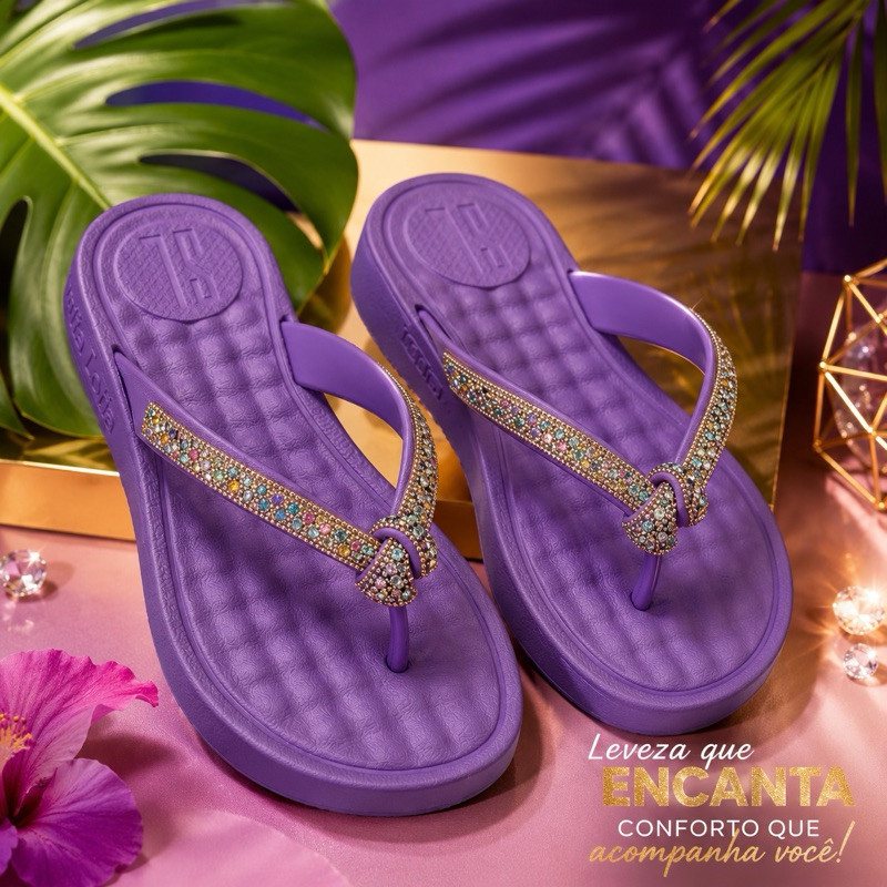 Sandália Feminina Toque Macio Conforto Premium ST