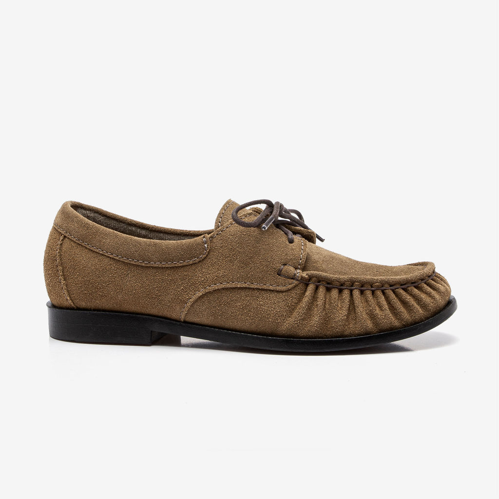 Mocassim Feminino Cora Camurça Marrom