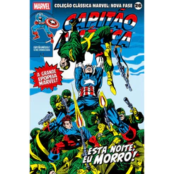 Marvel - Coleção Clássica Marvel: Nova Fase Vol. 26 - Capitão América 7 - Esta Noite, Eu Morro! - Novo/Lacrado