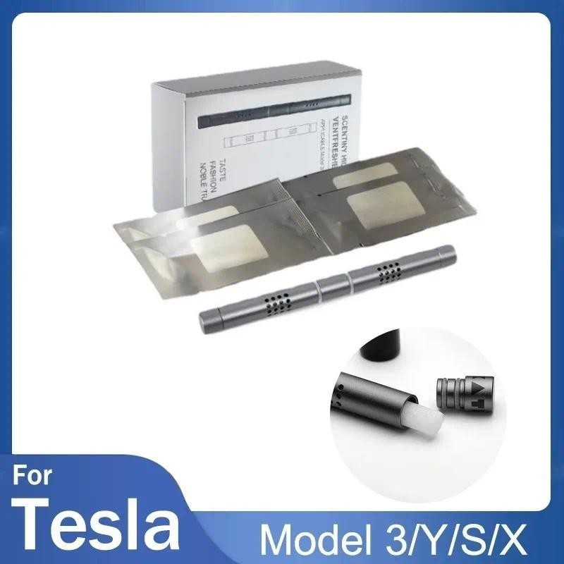 Fragrância De Saída De Ar Invisível Para 2023 Tesla Modelo 3 Y Perfume De Ventilação Do Carro Difusor Sólido Varanda Ace