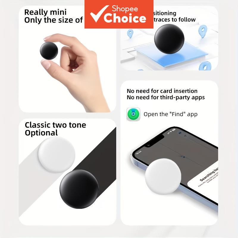 Smart Tag para iOS com bateria substituível e alerta sonoro, localizador de chaves e anti-perda para carteiras e bolsas