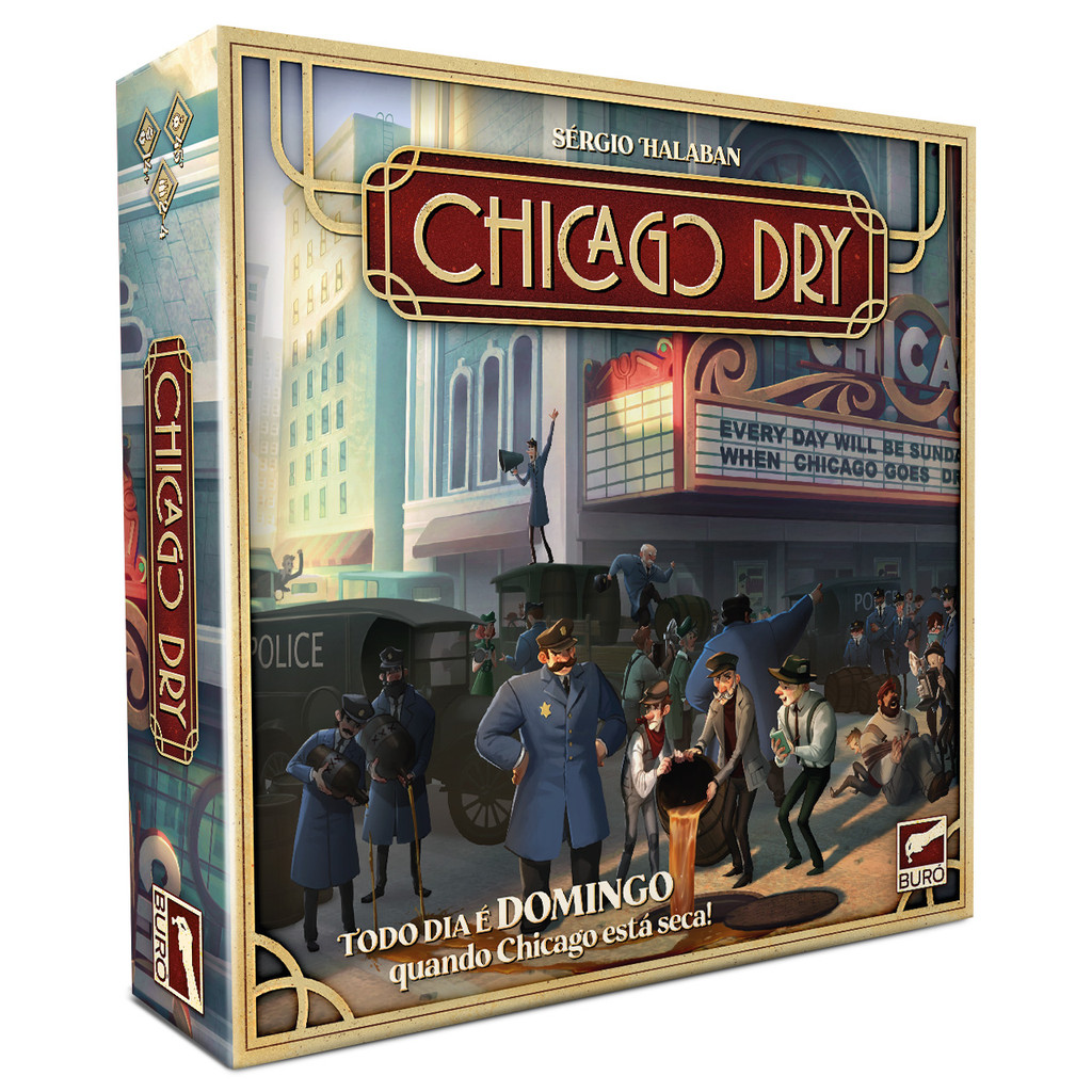 Chicago Dry Jogo de Tabuleiro Buró