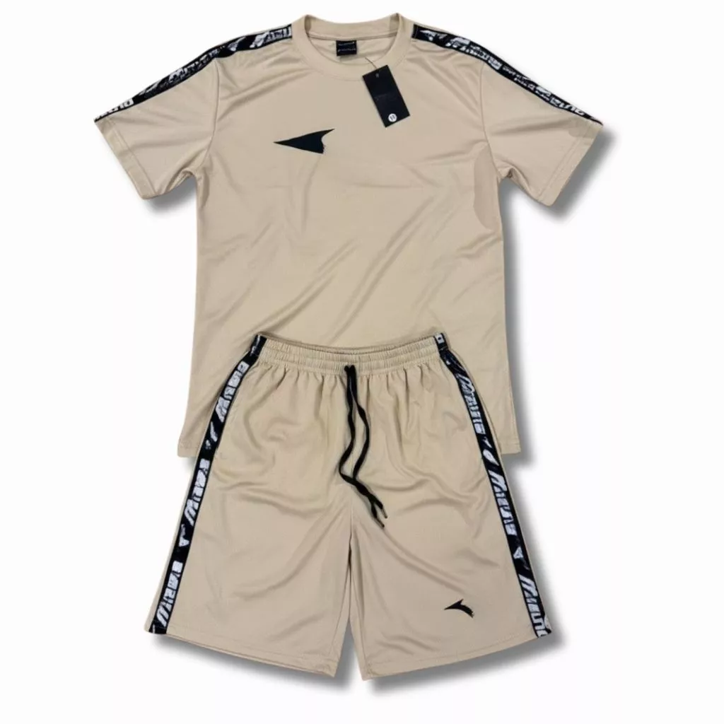 Conjunto Dry-Fit Camiseta + Short Moda Masculina Treino Academia Fitness — imagem 1
