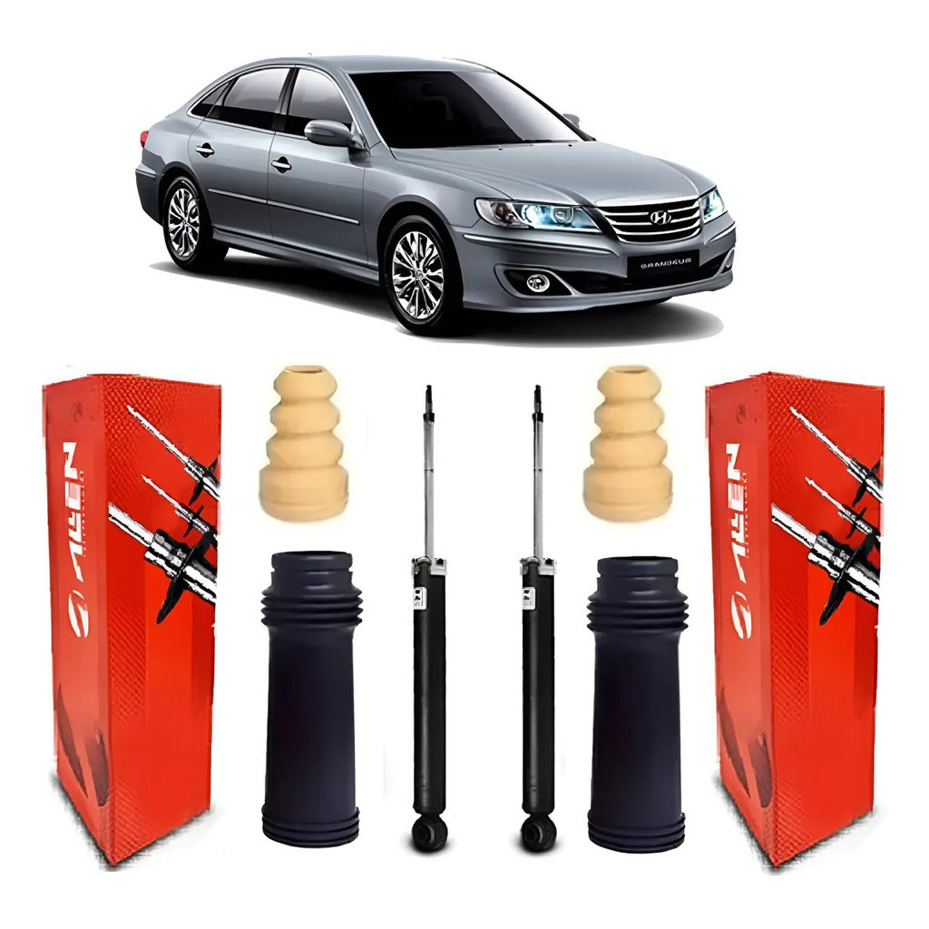Par Amortecedor Traseiro Com Kit Azera 2007 2008 09 10 2011