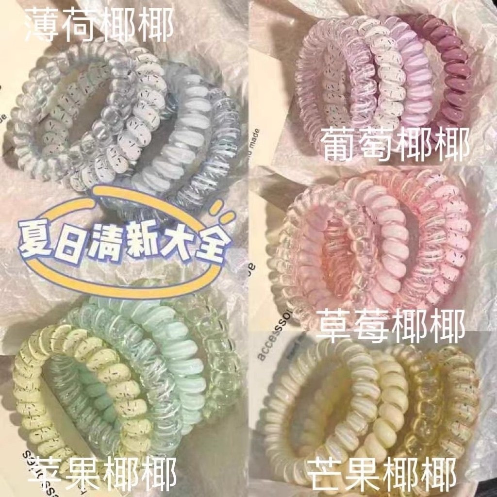20 elásticos de cabelo de alta qualidade, elásticos de cabelo com bolinhas de alta elasticidade, elásticos de cabelo FSN