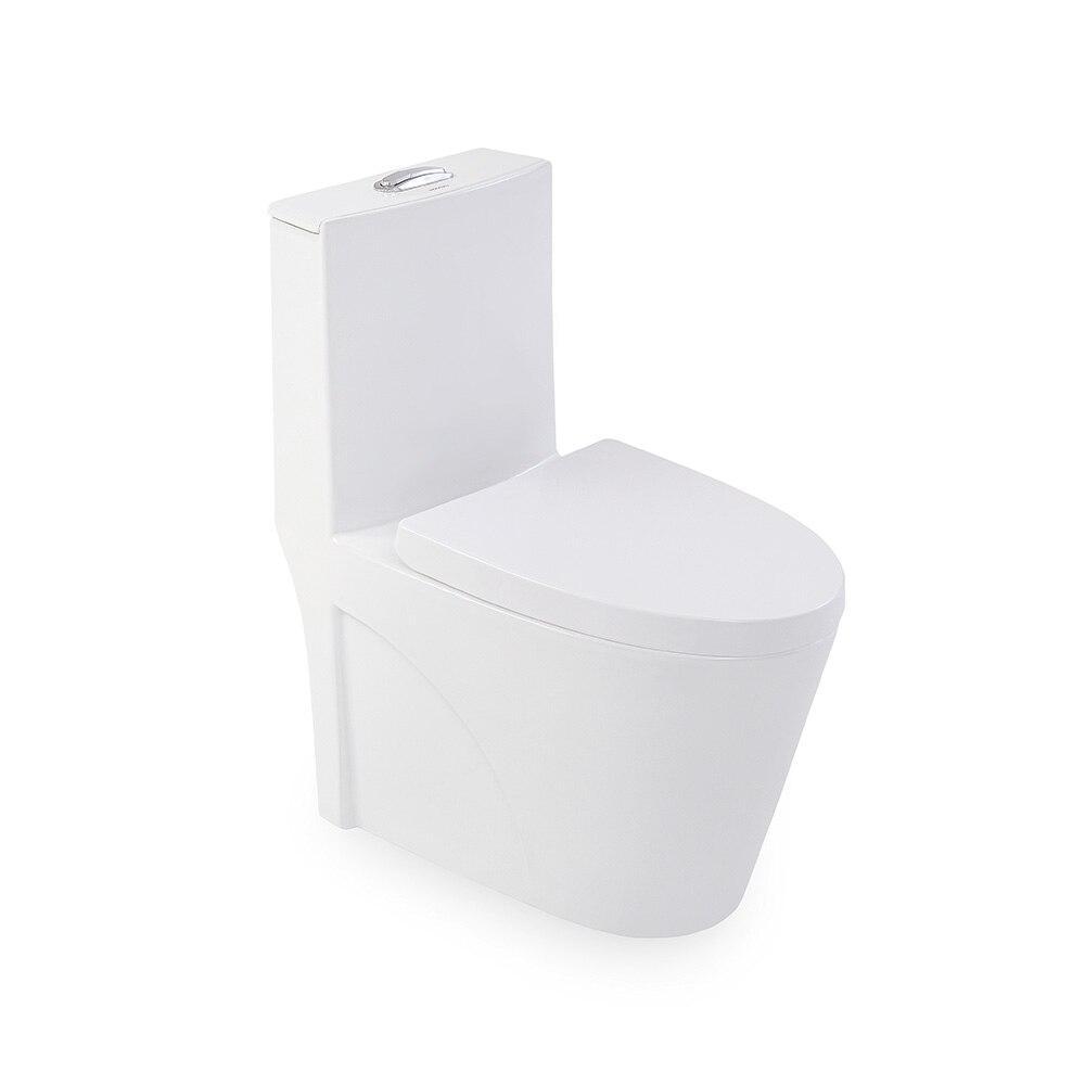 Kit Vaso Sanitário Monobloco Modaza Luxus, Duplo Acionamento 3/6 Litros, Branco