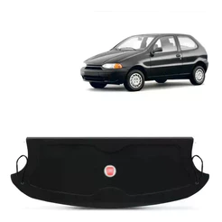 Tampão Porta Malas Bagagito Fiat Palio 1996-2003 Preto G1 Com Cordinhas Furação Para Falante