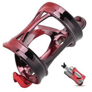 Suporte para garrafa de mountain bike, gaiola leve para água de estrada para andar de bicicleta (gradiente preto