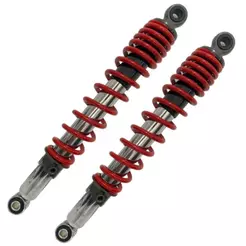 Par Amortecedores Moto Yamaha Fazer 150 Factor 125 150 Cor Vermelha