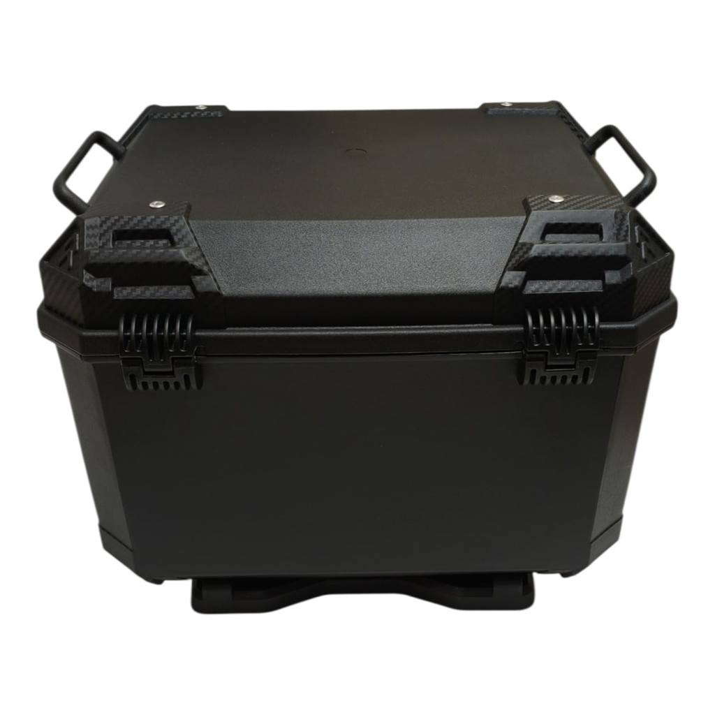 BAU BAULETO PARA MOTO 38 LITROS DUPLA FECHADURA UNIVERSAL HONDA DRAFRA YAMAHA BAJAJ — imagem 2 de 2