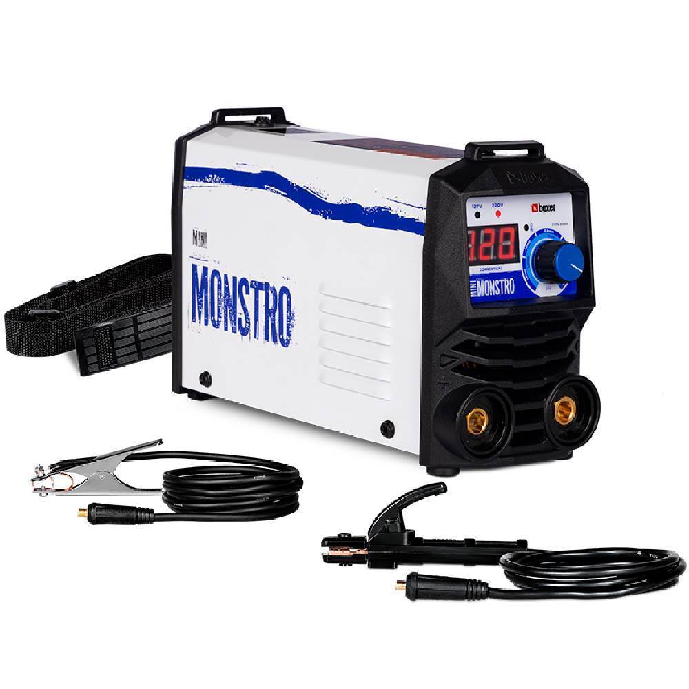 Inversora de solda 120A para Eletrodo revestido e Tig - Mini Monstro - Boxer