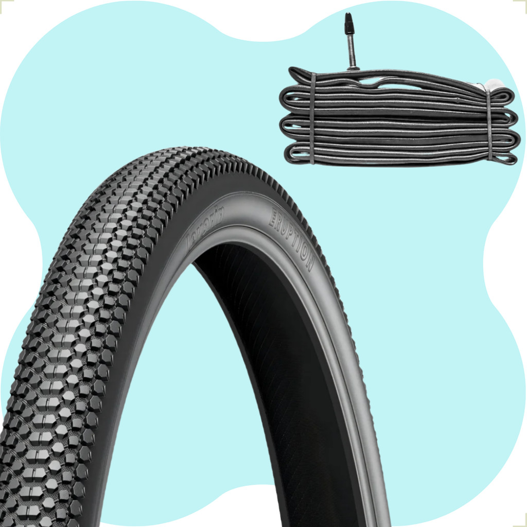 Pneu Eruption Levorin Aro 29 x 2.30 Bike Banda Leve Arame + Camara de Ar 29 Bico Fino