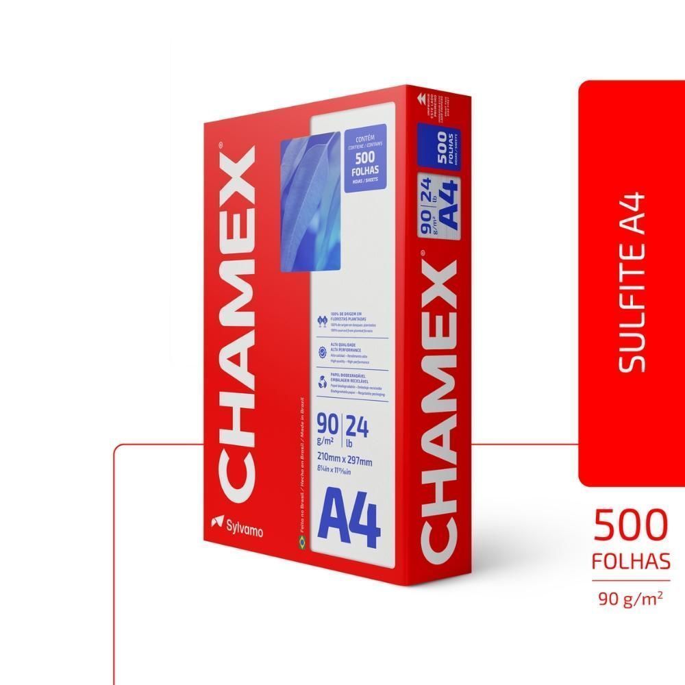 PAPEL CHAMEX A4 90GR 210X297 RESMA UN