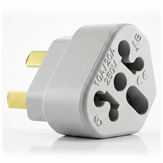 Adaptador Tomada Universal Internacional Para Brasil 2 Pinos Macicos EUA UK EU Eletronicos Aparelhos