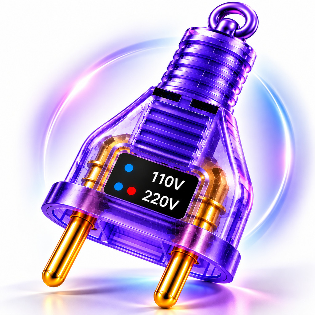 Teste de Tomada Chaveiro com identificador de Voltagem 110/220v