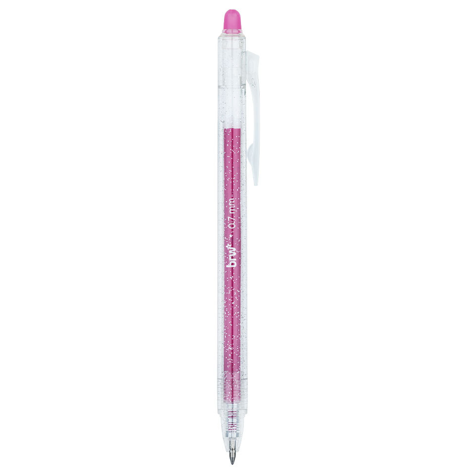 Caneta esferográfica gel apagável 0.7mm Glitter BRW · foto 2