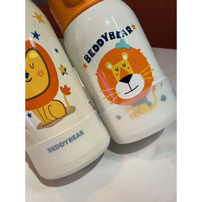 Suporte de copo de Silicone de 8 cm Conjunto de copo de isolamento térmico de urso 620ml 530ml Copo de palha infantil Su