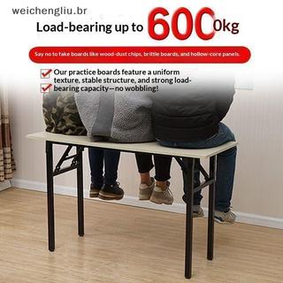 # weicheng Mesa Dobrável Portátil Sem Montagem De Madeira Com Estrutura De Metal Resistente Para Churrasco No Quintal E 