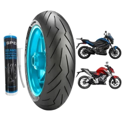 PNEU TRASEIRO 150/60R-17 DIABLO ROSSO 3 66H PIRELLI ORIGINAL Dominar 400 CB300F Ninja 400 Z400 G310R DUKE 250 + BRINDE