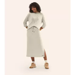 Blusa Feminina Manga 3/4 Em Visco Tricot Rovitex Bege