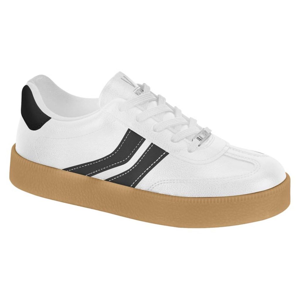 Tênis Vizzano Feminino Plataforma Casual Branco Rosa e Vinho Original — imagem 2 de 2