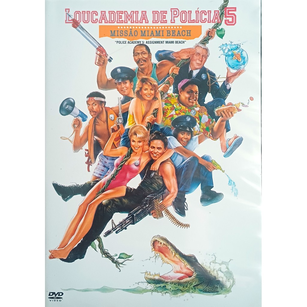 DVD Loucademia de Polícia 5: Missão Miami (Lacrado de Fábrica)