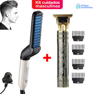 Cuidados Masculinos: Kit Imperdível por R$19,88! ✂️