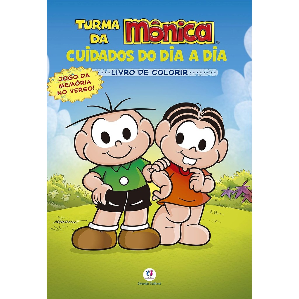 Livro de Colorir Turma da Mônica - Cuidados do dia a dia