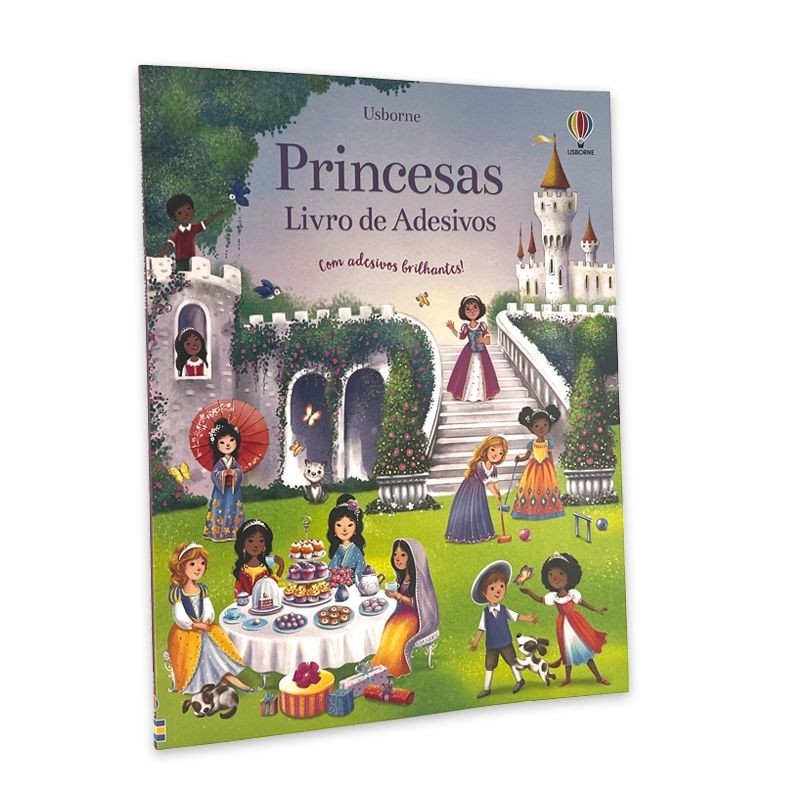 Livro Princesas: livro de adesivos - Livros Sorocaba