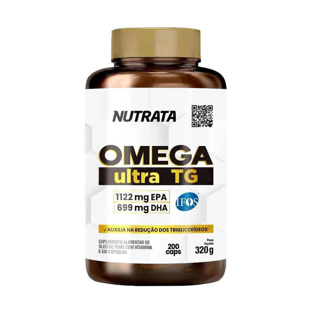Ômega Ultra TG - 200 Cápsulas - Nutrata em Oferta na Shopee